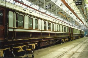 Royal carriage 801 Queen Alexandra Saloon on Open Day