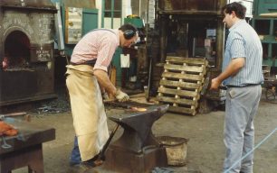 Blacksmiths in the Smithy