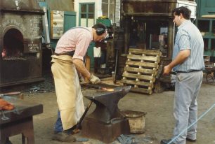 Blacksmiths in the Smithy