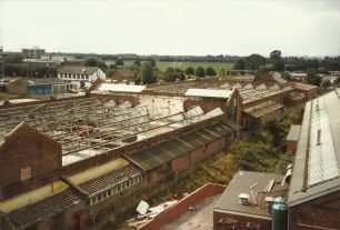 McCorquodales demolition viewed from Lighting Tower