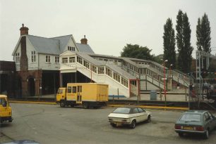 Wolverton Station from the car park