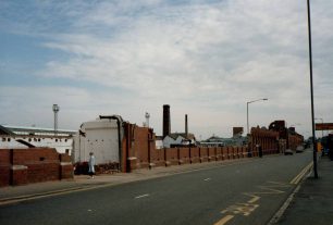 McCorquodales Printing Works being demolished