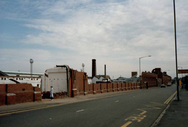 McCorquodales Printing Works being demolished