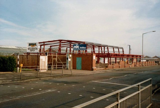 Frame for the Car Dealers completed on the old McCorquodales site