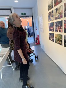 Ex-pupil looks at exhibition