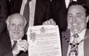 Lord Campbell made Freeman of the City