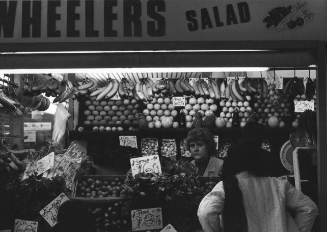 Wheeler's Greengrocers stall