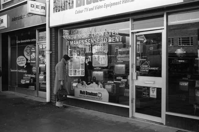 TV rental shops in Queensway, Bletchley