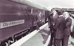 Locomotive named City of Milton Keynes