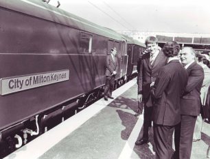 Locomotive named City of Milton Keynes