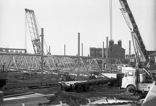 Wolverton Agora roof construction