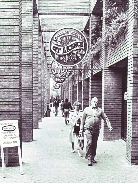 Shoppers at Cofferidge Close, Stony Stratford