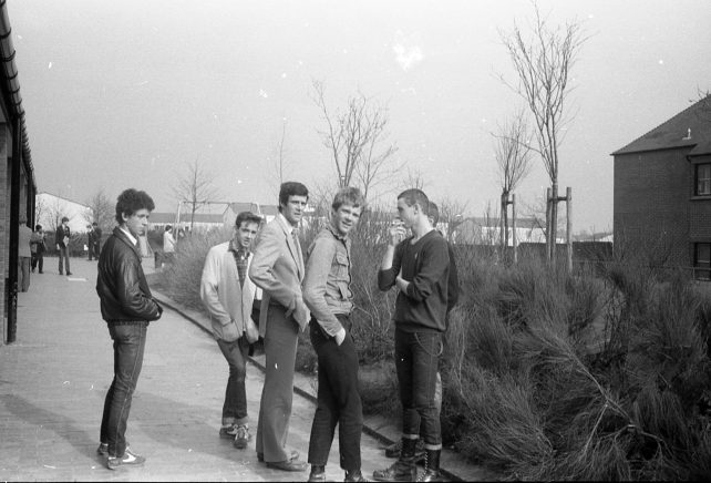 A group of young men at Stantonbury