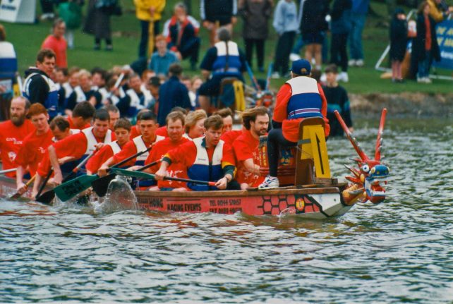 Dragon Boat Racing at Willen Lake