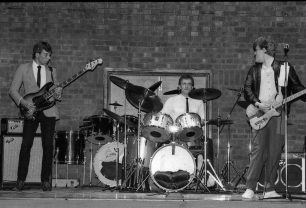 Rock for Jobs - Woughton - a band playing on stage