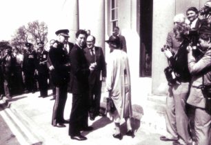 Prince Charles visiting the Open University