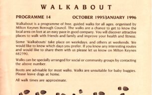 Walkabout Programme Number 14