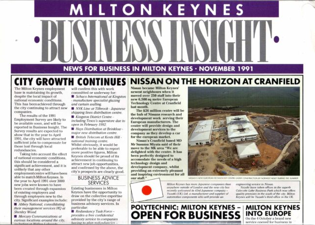Milton Keynes Business Insight November 1991