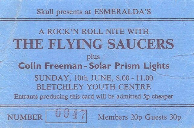 Esmeralda's - The Flying Saucers ticket