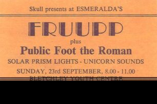 Esmeralda's - Fruupp ticket