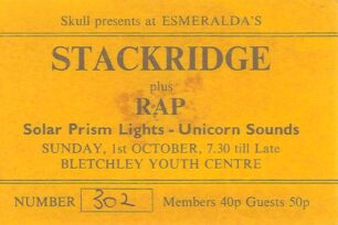 Esmeralda's - Stackridge ticket
