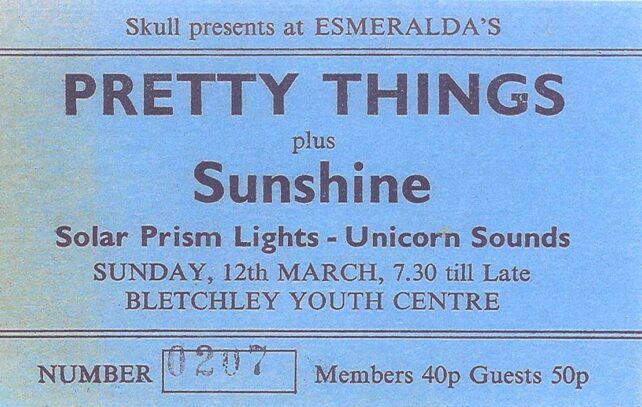 Esmeralda's - Pretty Things ticket