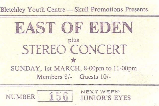East of Eden ticket