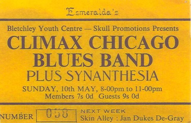 Esmeralda's - Climax Chicago Blues Band ticket