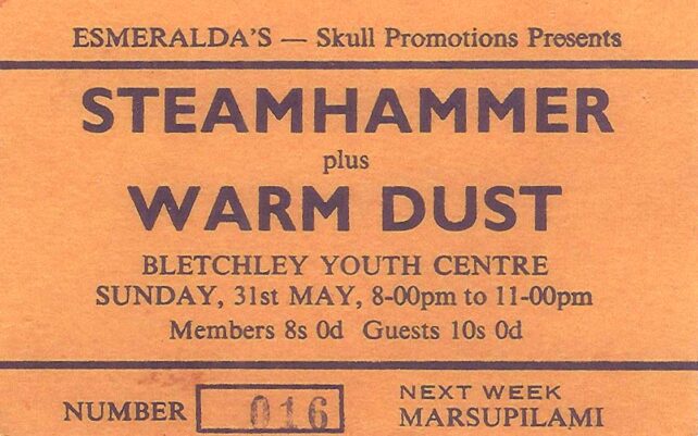 Esmeralda's - Steamhammer ticket