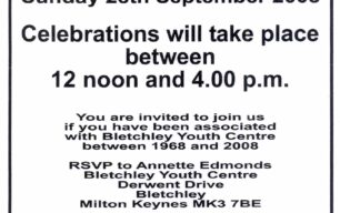 Bletchley Youth Centre Documents