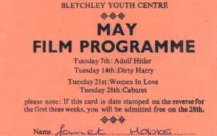 May Film Programme ticket