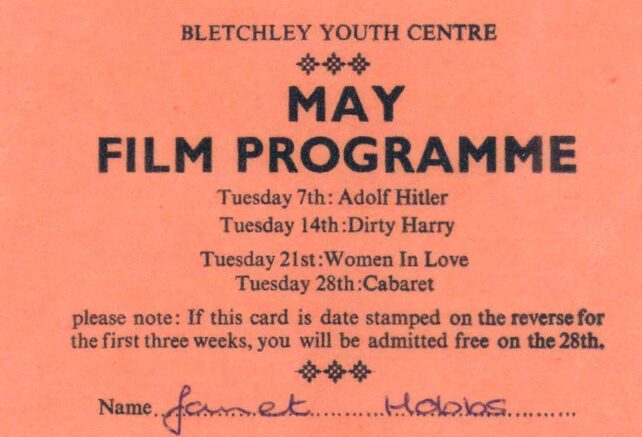 May Film Programme ticket