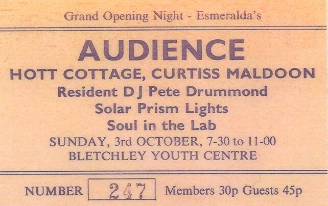 Esmeralda's - Audience ticket
