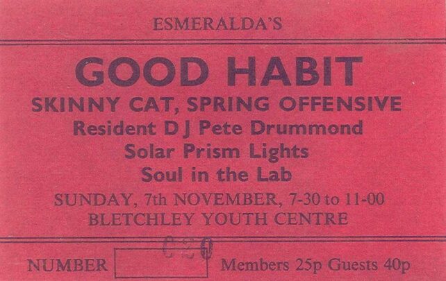 Esmeralda's - Good Habit ticket