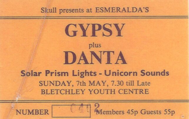 Esmeralda's - Gypsy and Danta ticket