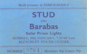 Esmeralda's - Stud ticket