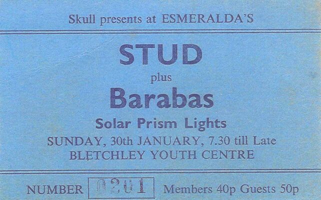 Esmeralda's - Stud ticket