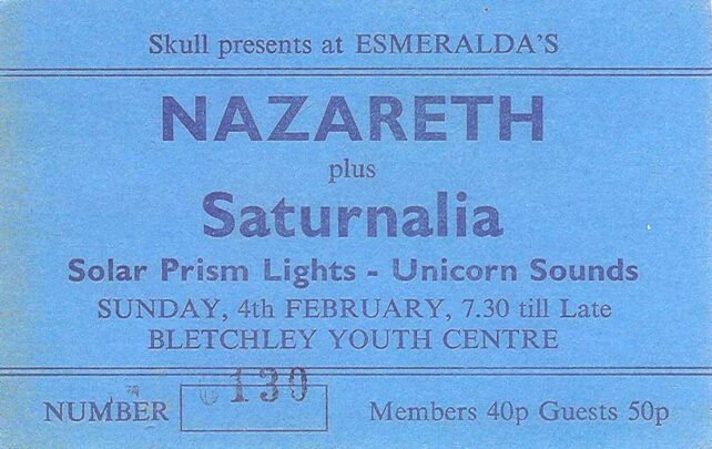 Esmeralda's - Nazareth ticket