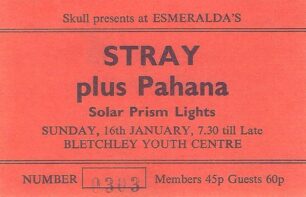 Esmeralda's - Stray ticket