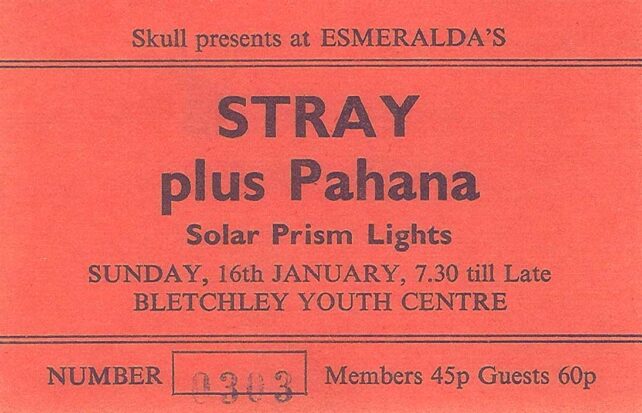 Esmeralda's - Stray ticket