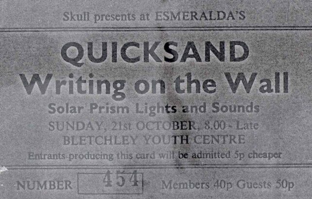 Esmeralda's - Quicksand ticket
