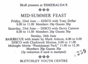 Esmeralda's - Mid-Summer Feast ticket