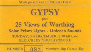 Esmeralda's - Gypsy ticket