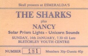 Esmeralda's - The Sharks ticket