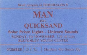 Esmeralda's - Man ticket