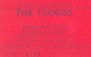 Esmeralda's - The Troggs ticket