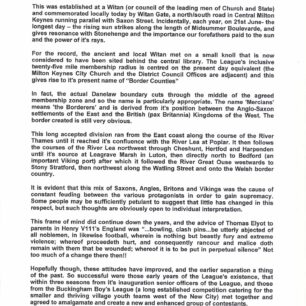 MK Youth Football League history