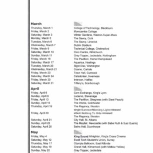 Blackfoot Sue tour dates