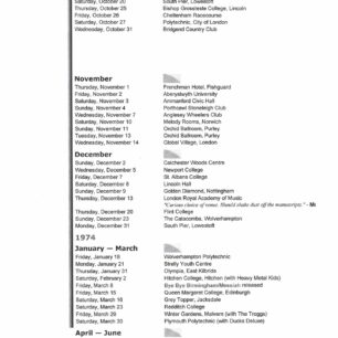 Blackfoot Sue tour dates