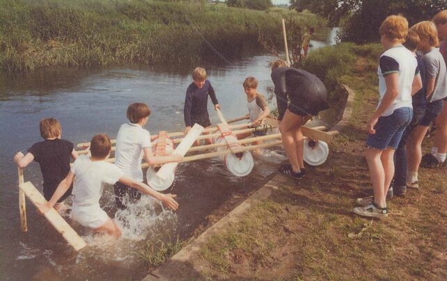 Launching raft